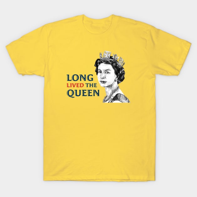 Queen Elizabeth II  #8 T-Shirt by Fourth Age